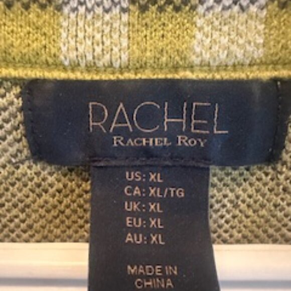 Rachel Roy Checked Cropped Cardigan - Picture 3 of 4